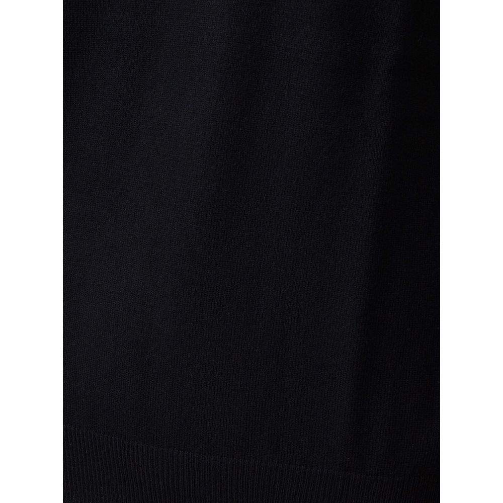 KANGRA Elegant Black Wool Sweater for Men KANGRA