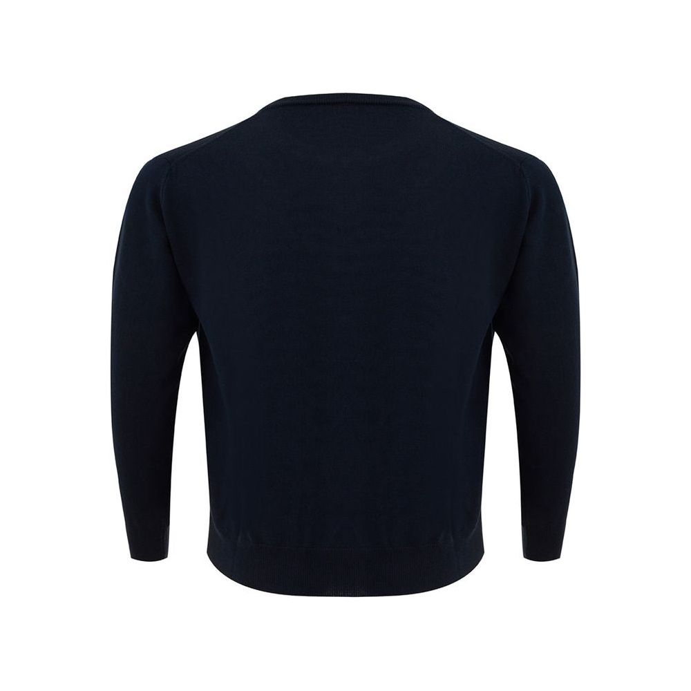 FERRANTE Elegant Blue Wool Sweater for Men FERRANTE