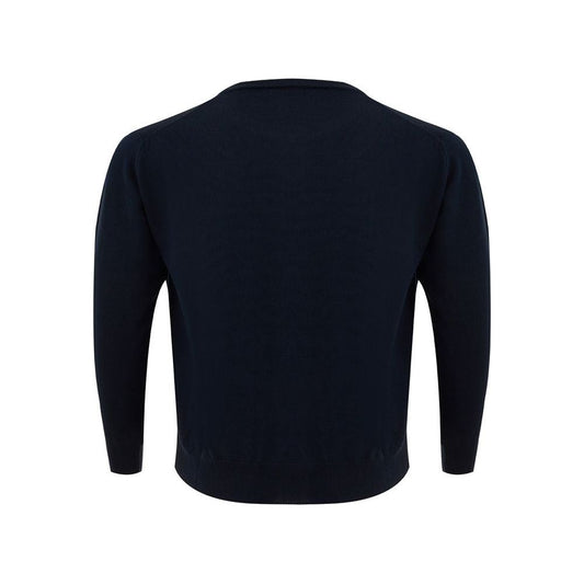 FERRANTE Elegant Blue Wool Sweater for Men FERRANTE