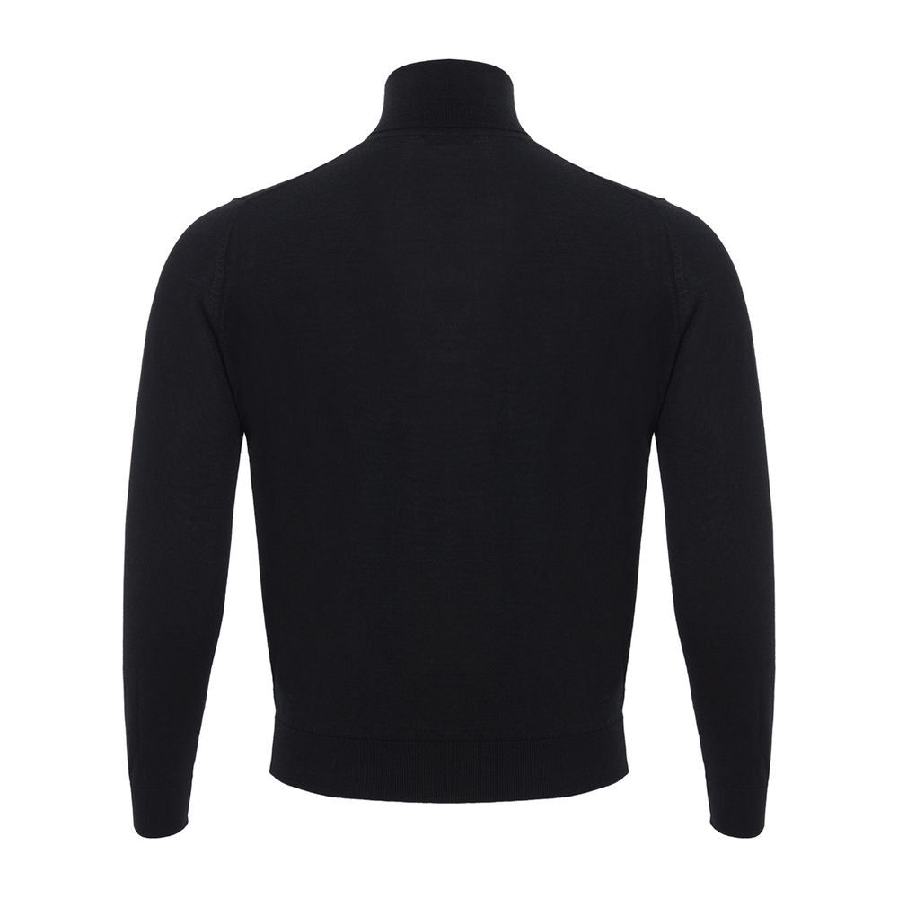 Colombo Italian Cashmere Luxury Black Sweater Colombo