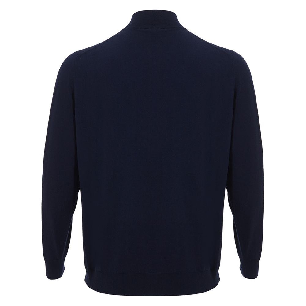 Colombo Sophisticated Azure Cashmere Sweater Colombo