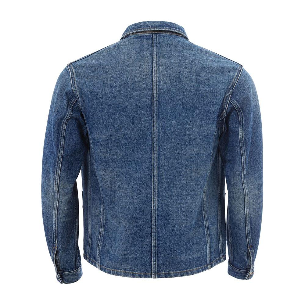 Tom Ford Elegant Multicolor Denim Jacket for Men Tom Ford