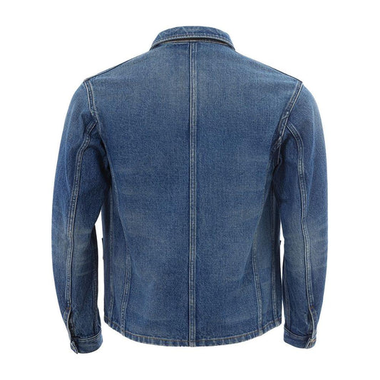 Tom Ford Elegant Multicolor Denim Jacket for Men Tom Ford