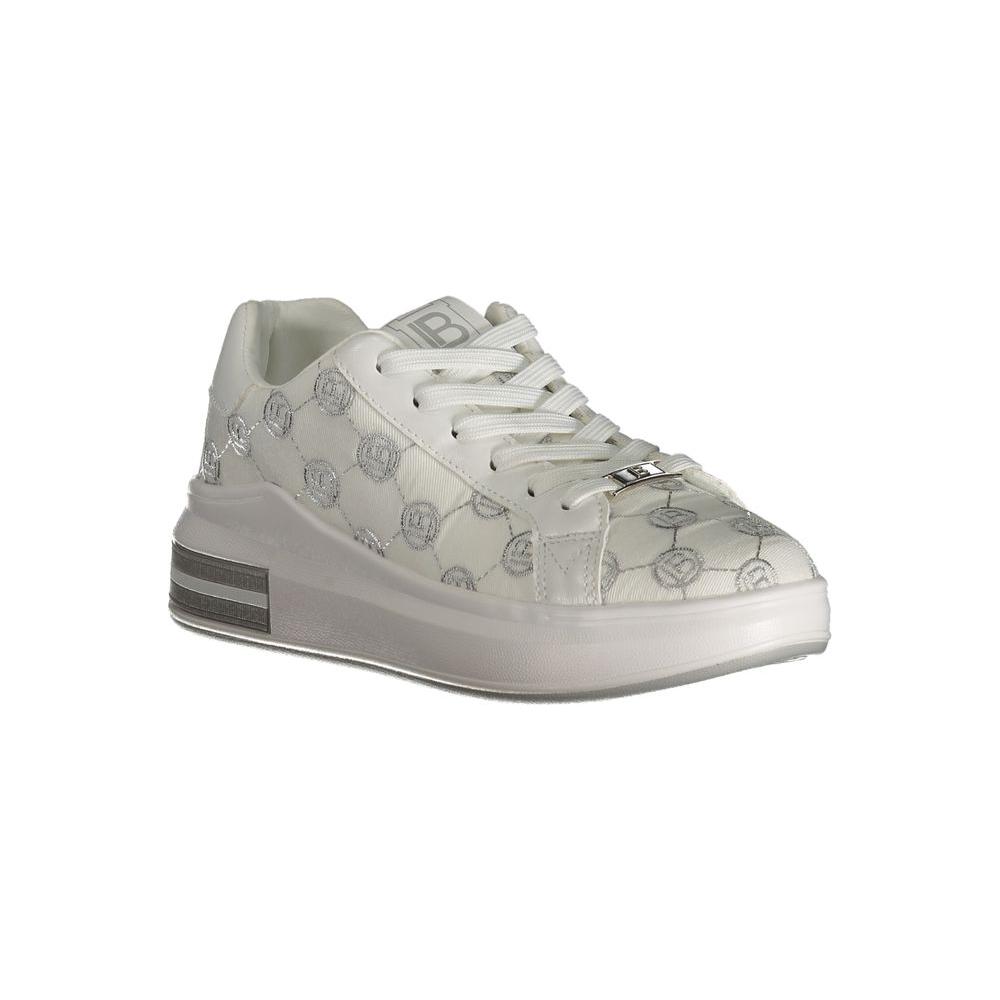 Laura Biagiotti White Polyester Sneaker Laura Biagiotti