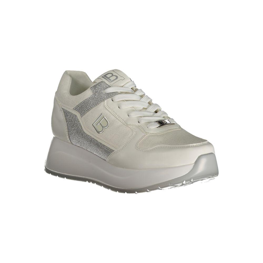 Laura Biagiotti White Polyester Sneaker Laura Biagiotti