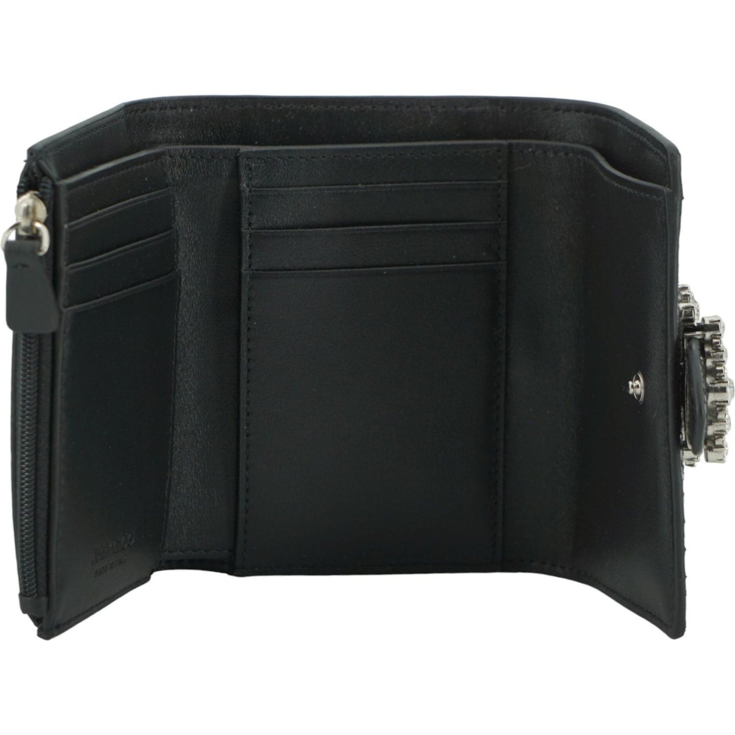 Jimmy Choo Black Leather Cheri Wallet Jimmy Choo