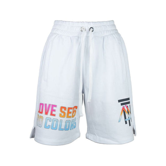 Diego Venturino White Cotton Women Shorts Shorts Diego Venturino