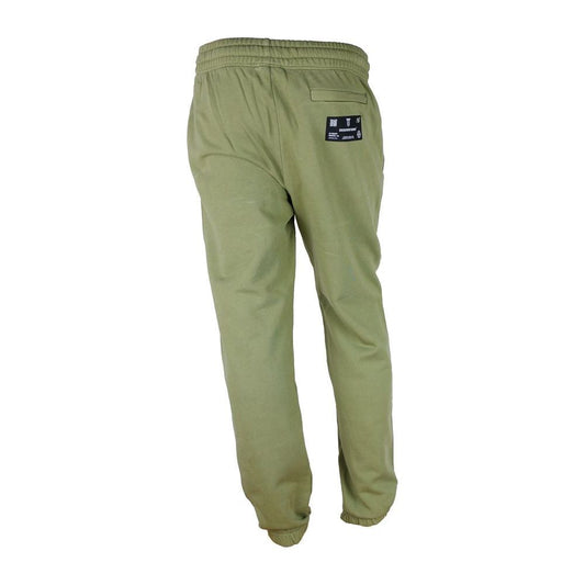 Diego Venturino Green Cotton Men's Track Trouser Diego Venturino