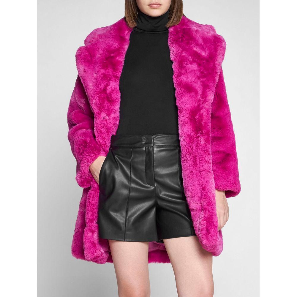 Apparis Chic Pink Faux Fur Jacket - Eco-Friendly Winter Essential Apparis