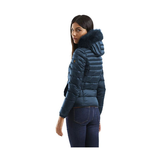 Refrigiwear Blue Polyamide Women Jacket Refrigiwear