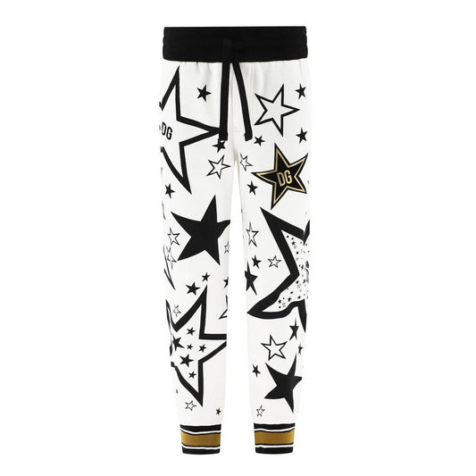 Dolce & Gabbana Elevated Comfort White Sweatpants Dolce & Gabbana