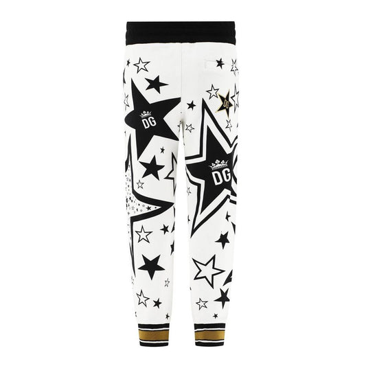 Dolce & Gabbana Elevated Comfort White Sweatpants Dolce & Gabbana