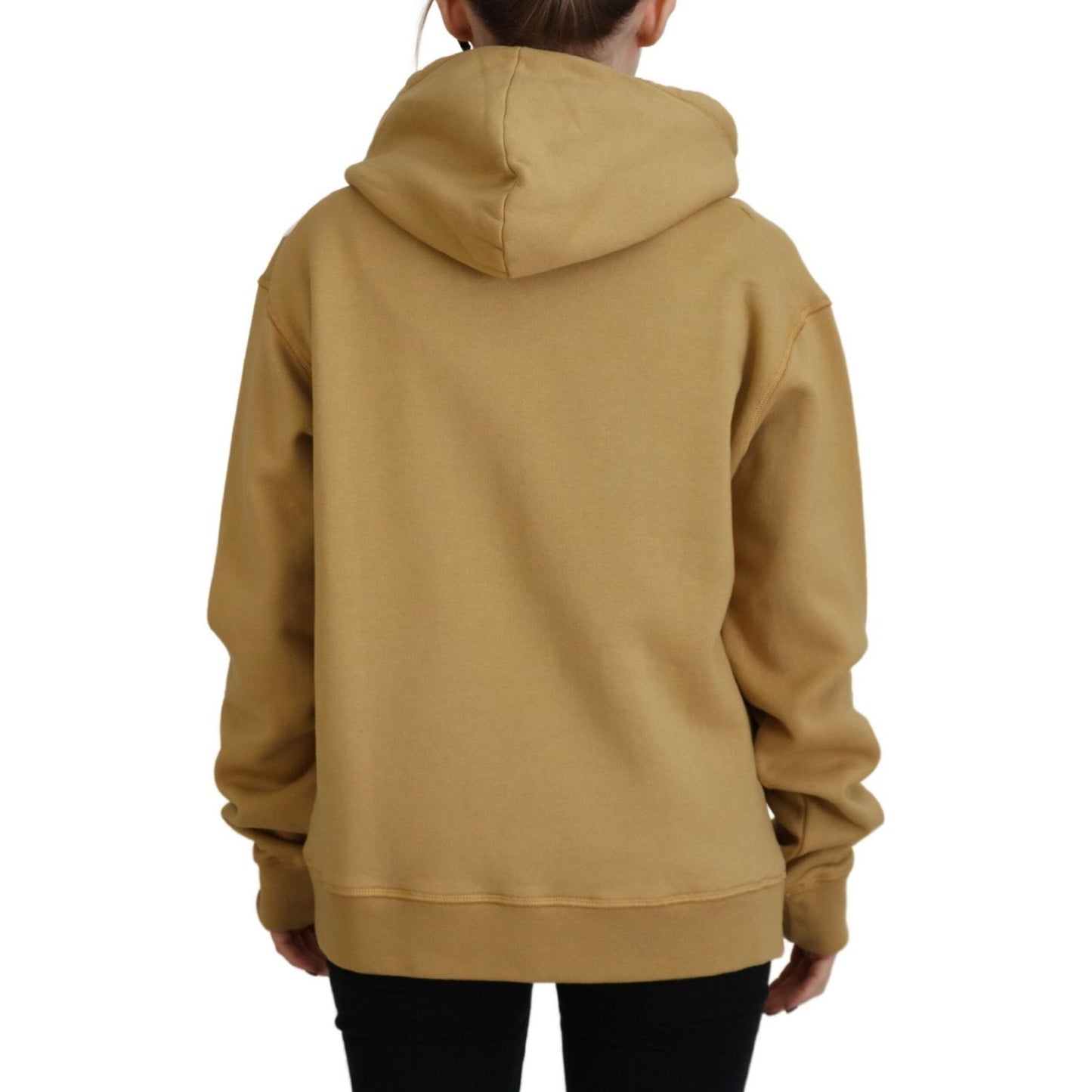 Dsquared² Brown Logo Printed Hooded Long Sleeve Sweater Dsquared²