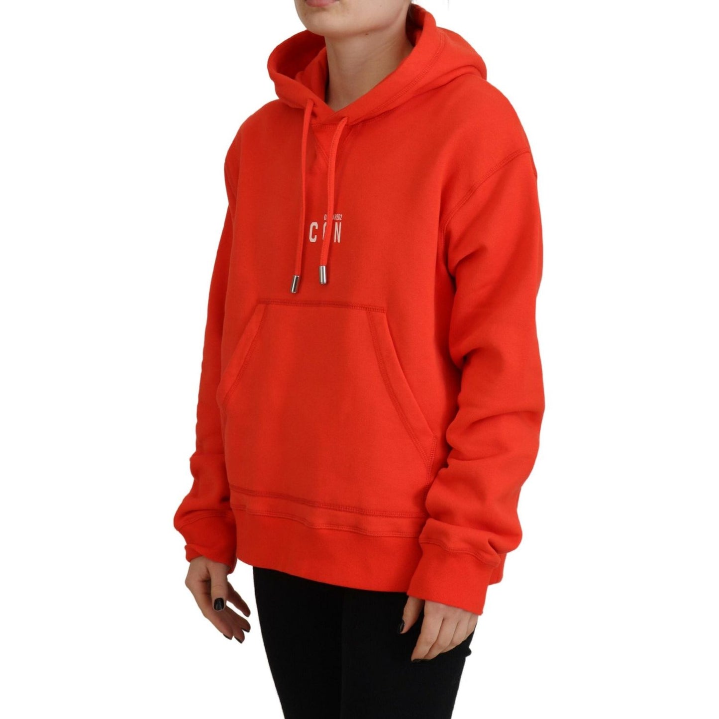 Dsquared² Red Mini Icon Cotton Hoodie Sweatshirt Sweater Dsquared²