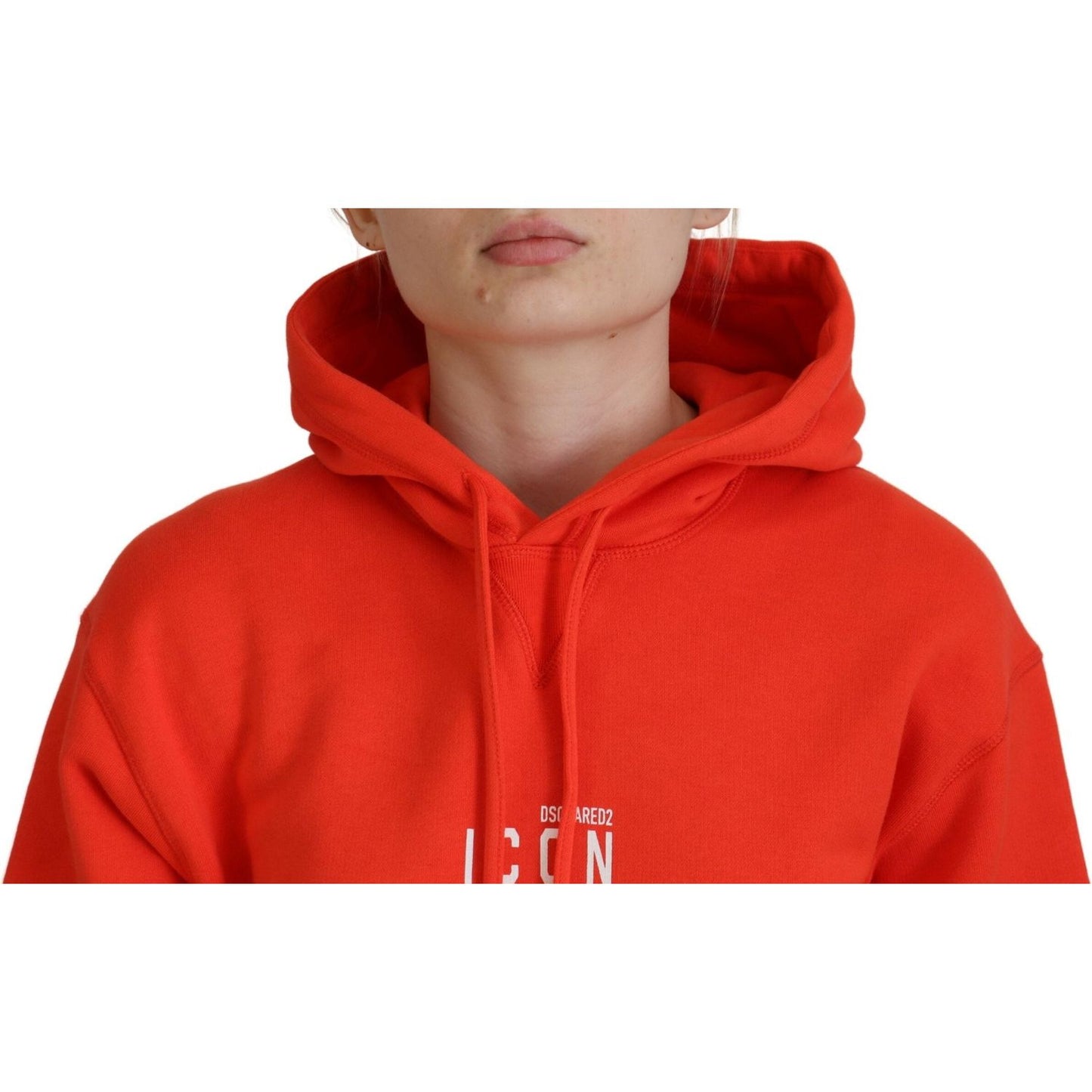 Dsquared² Red Mini Icon Cotton Hoodie Sweatshirt Sweater Dsquared²