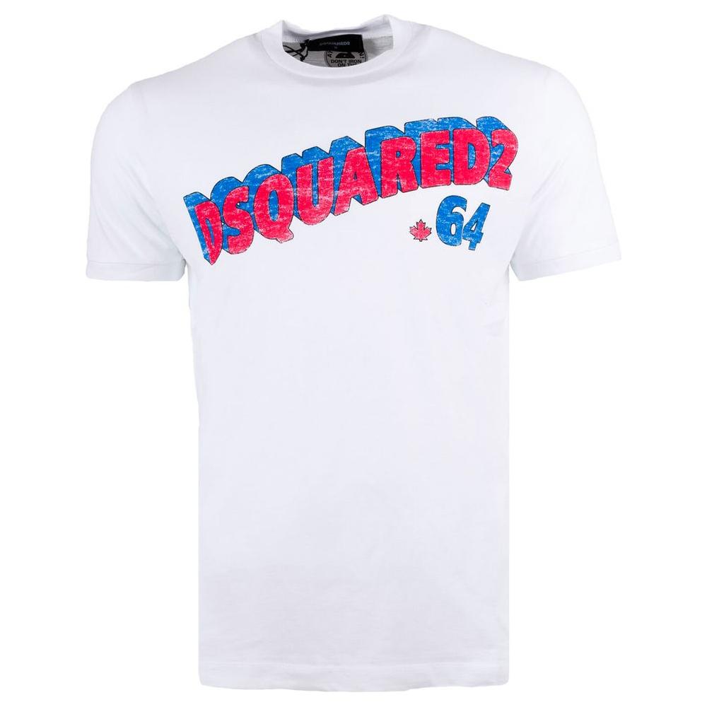 Dsquared² White Cotton T-Shirt Dsquared²