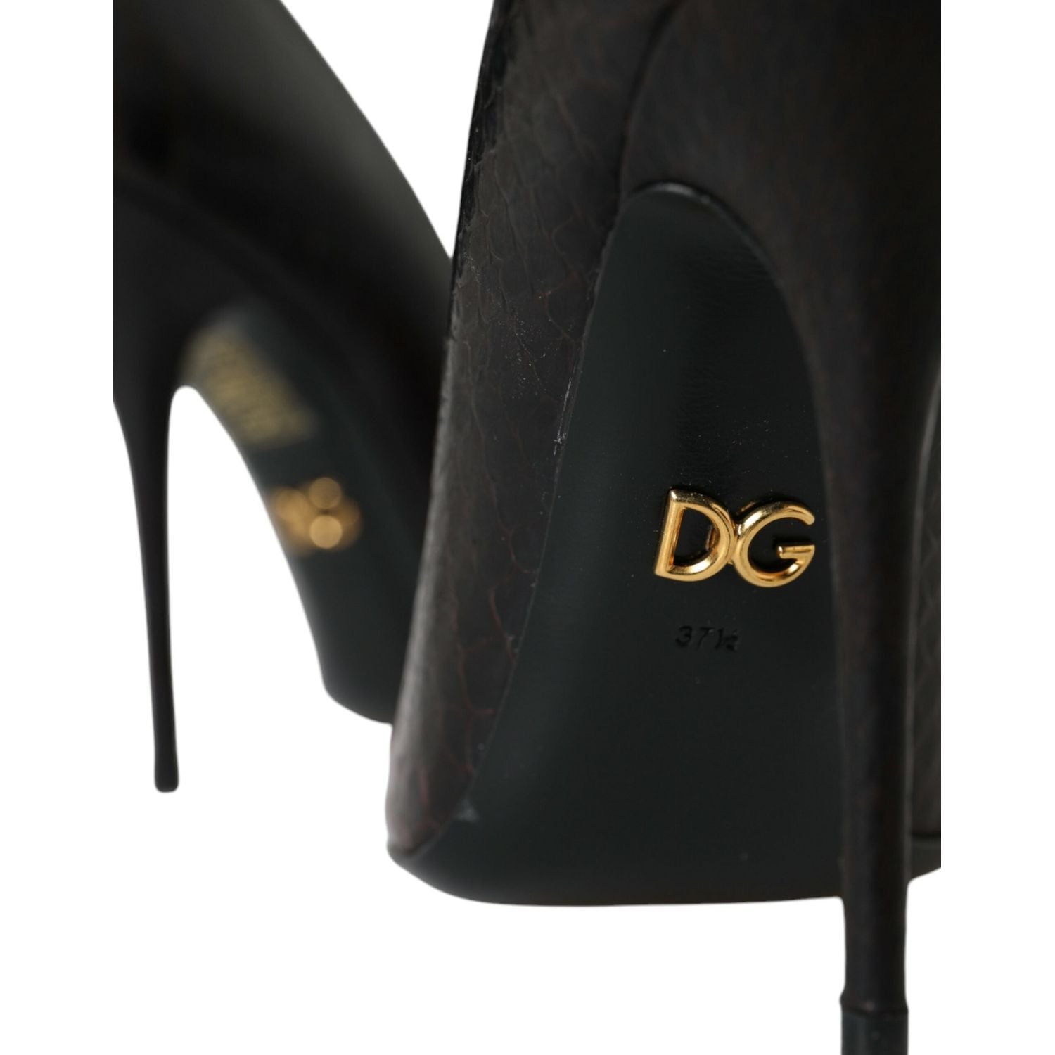 Dolce & Gabbana Multicolor Exotic Leather Heels Pumps Shoes