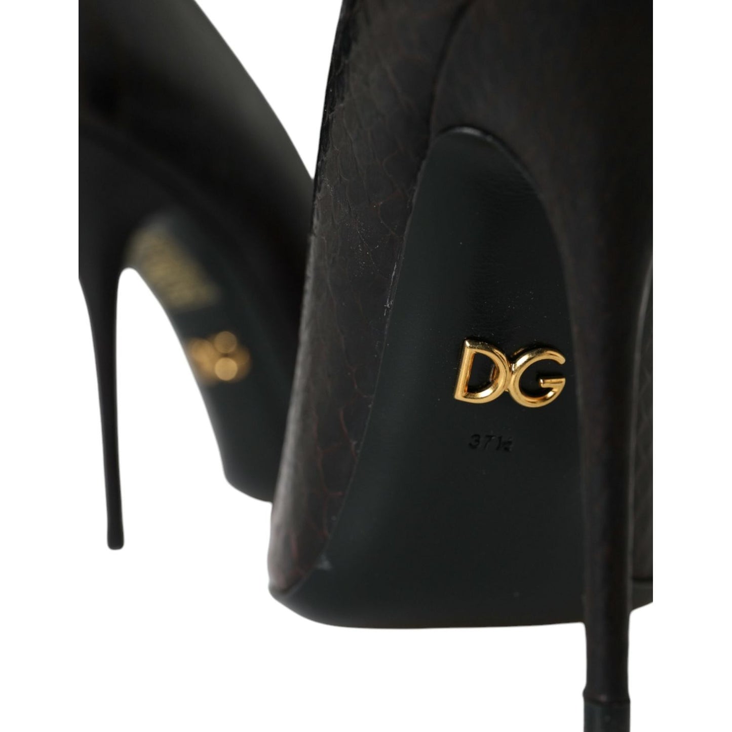 Dolce & Gabbana Multicolor Exotic Leather Heels Pumps Shoes Dolce & Gabbana