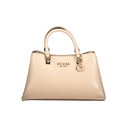 Guess Jeans Beige Polyethylene Handbag Guess Jeans