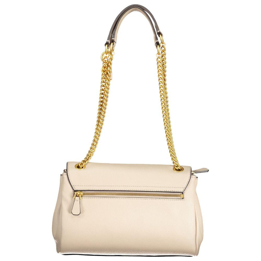 Guess Jeans Beige Polyethylene Handbag Guess Jeans