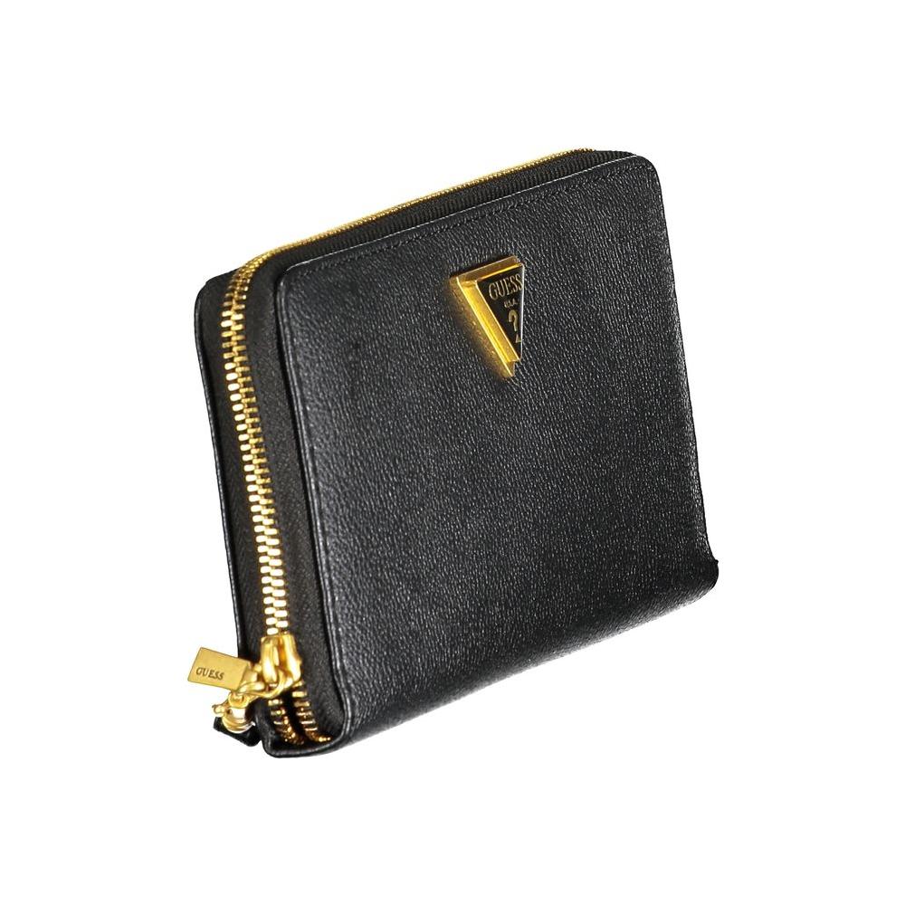 Guess Jeans Black Polyethylene Wallet Guess Jeans