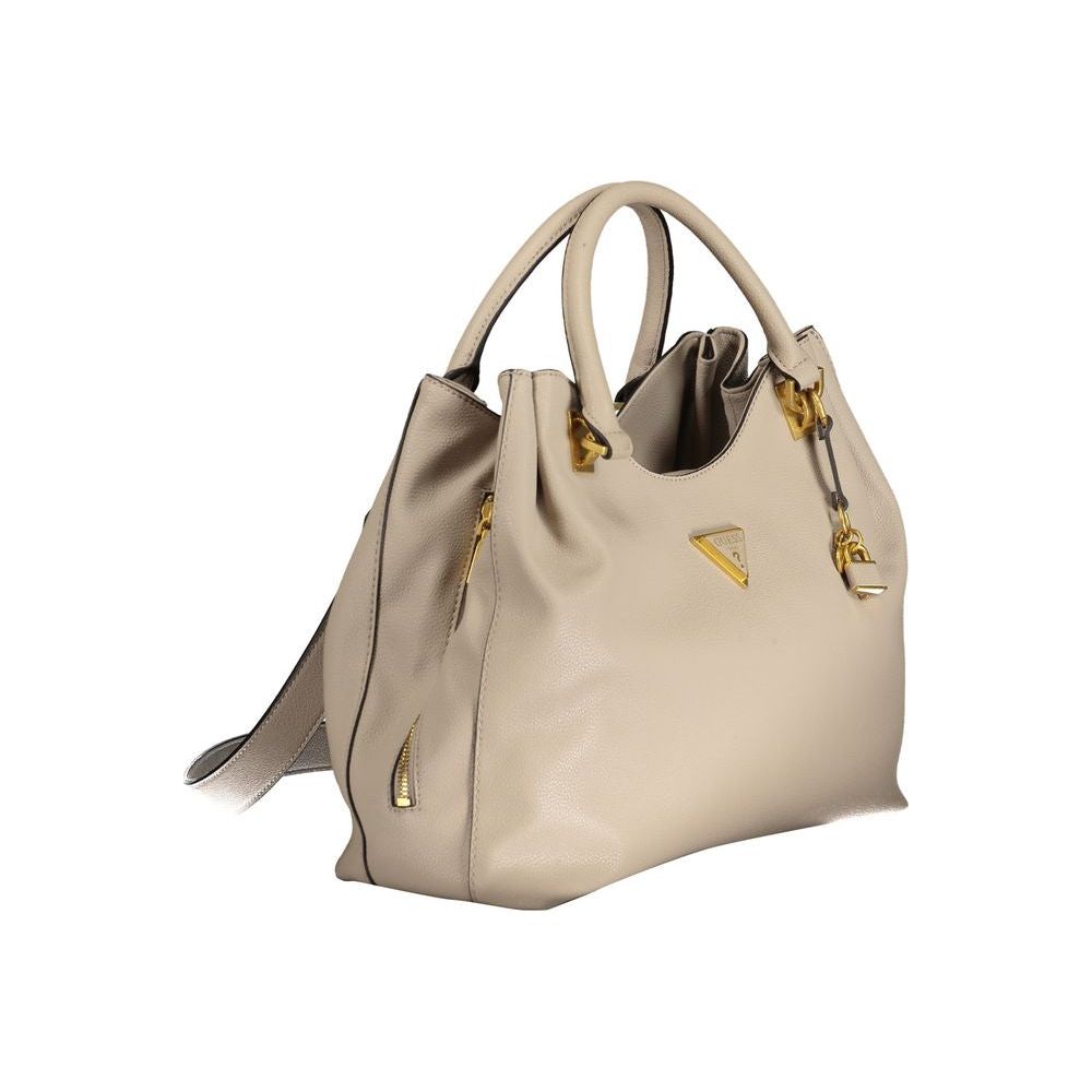 Guess Jeans Beige Polyethylene Handbag Guess Jeans