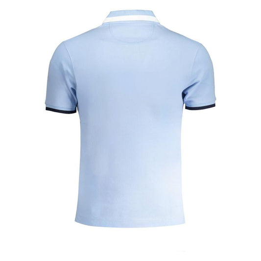 La Martina Light Blue Cotton Polo Shirt La Martina