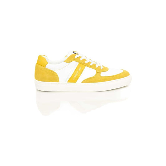 Cerruti 1881 Yellow Leather Men's Sneaker Cerruti 1881