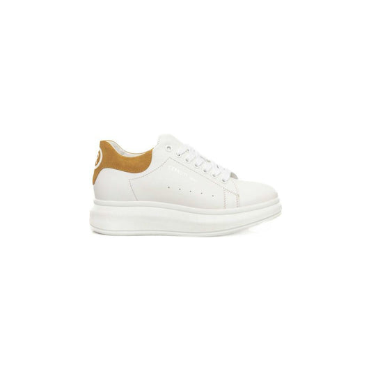 Cerruti 1881 White Leather Women's Sneaker Cerruti 1881