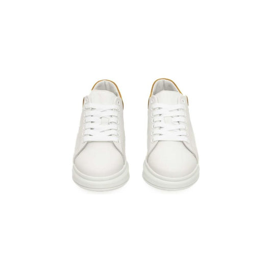 Cerruti 1881 White Leather Women's Sneaker Cerruti 1881