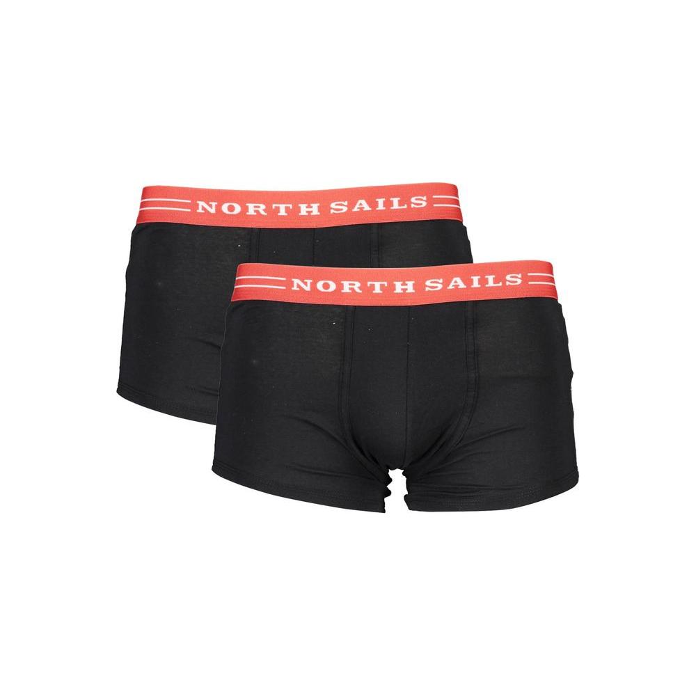 North Sails Black Cotton Underwear North Sails