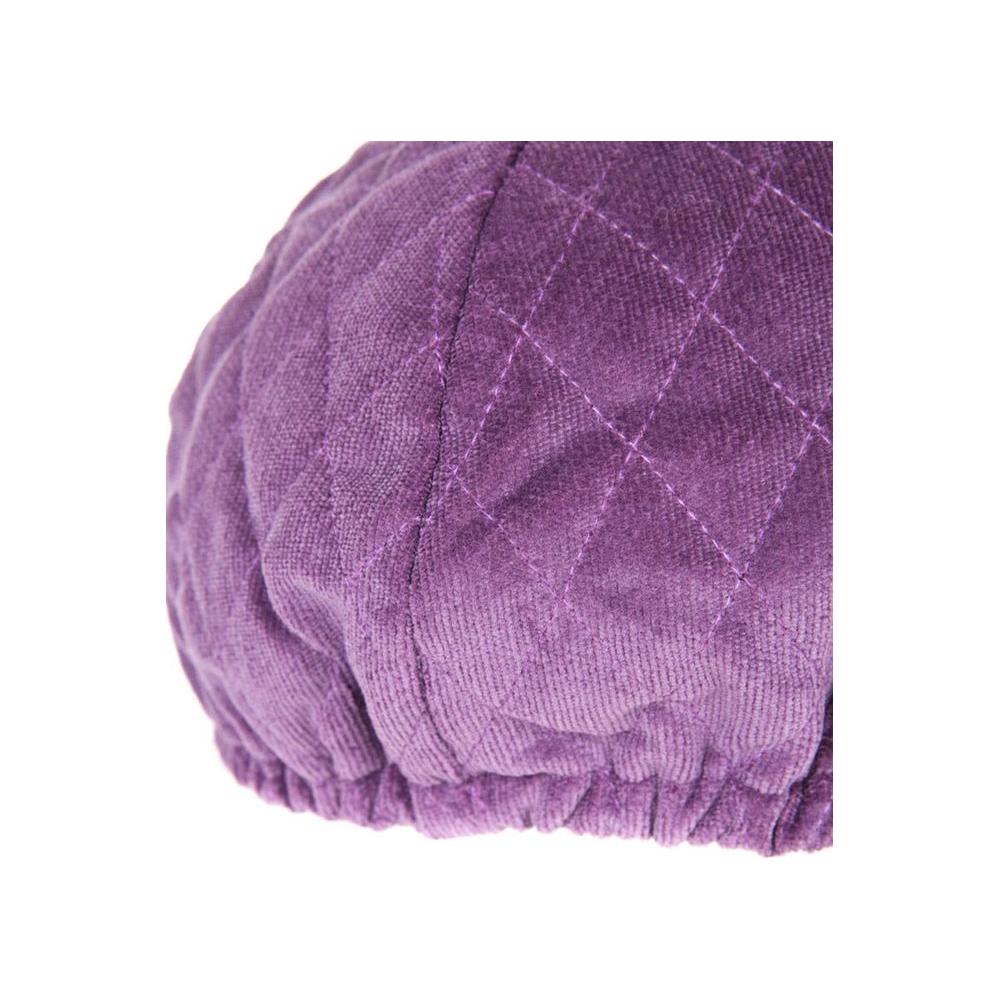 Denny Rose Purple Cotton Hat Denny Rose