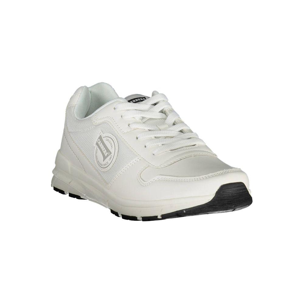 Carrera White Polyester Sneaker Carrera