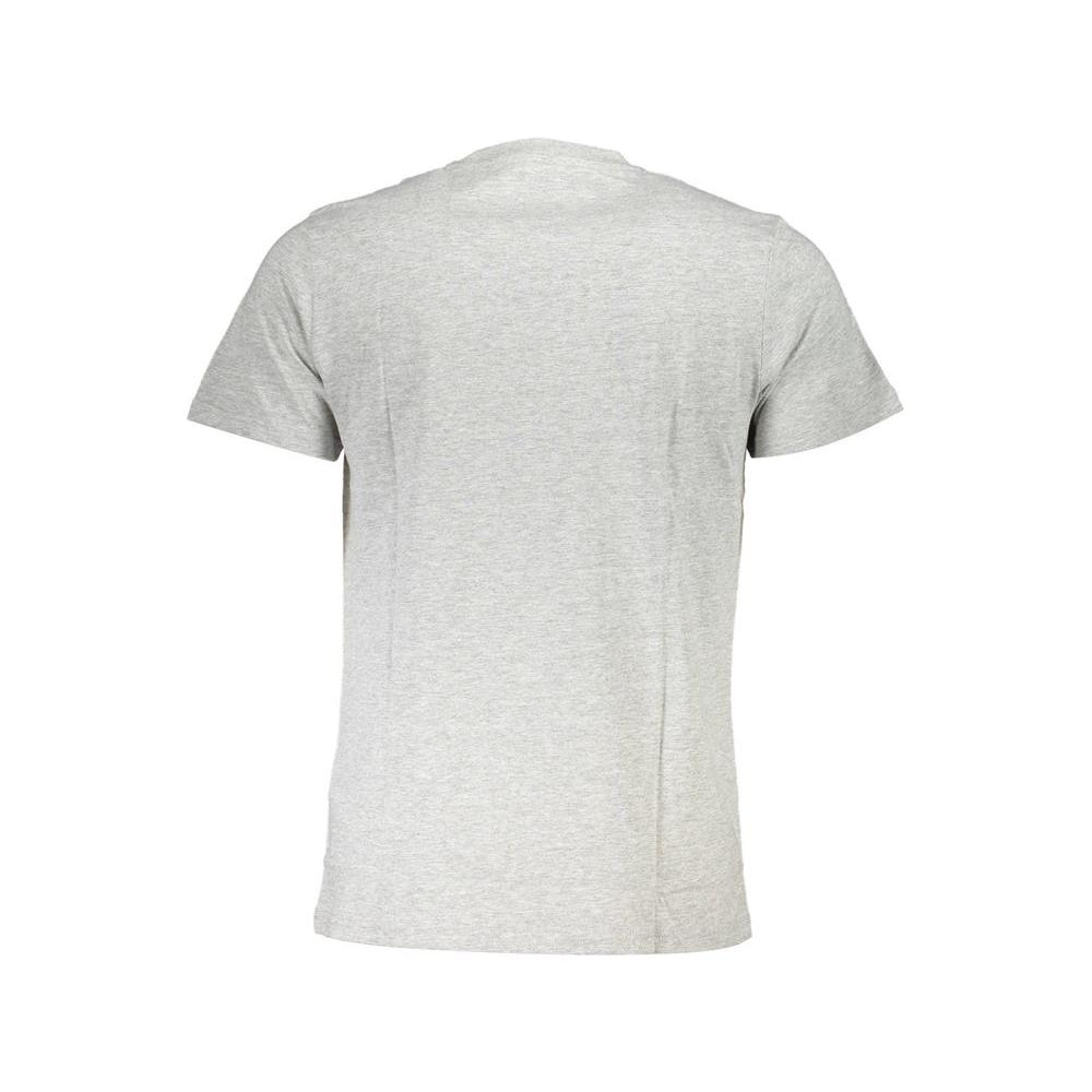 Cavalli Class Gray Cotton T-Shirt Cavalli Class