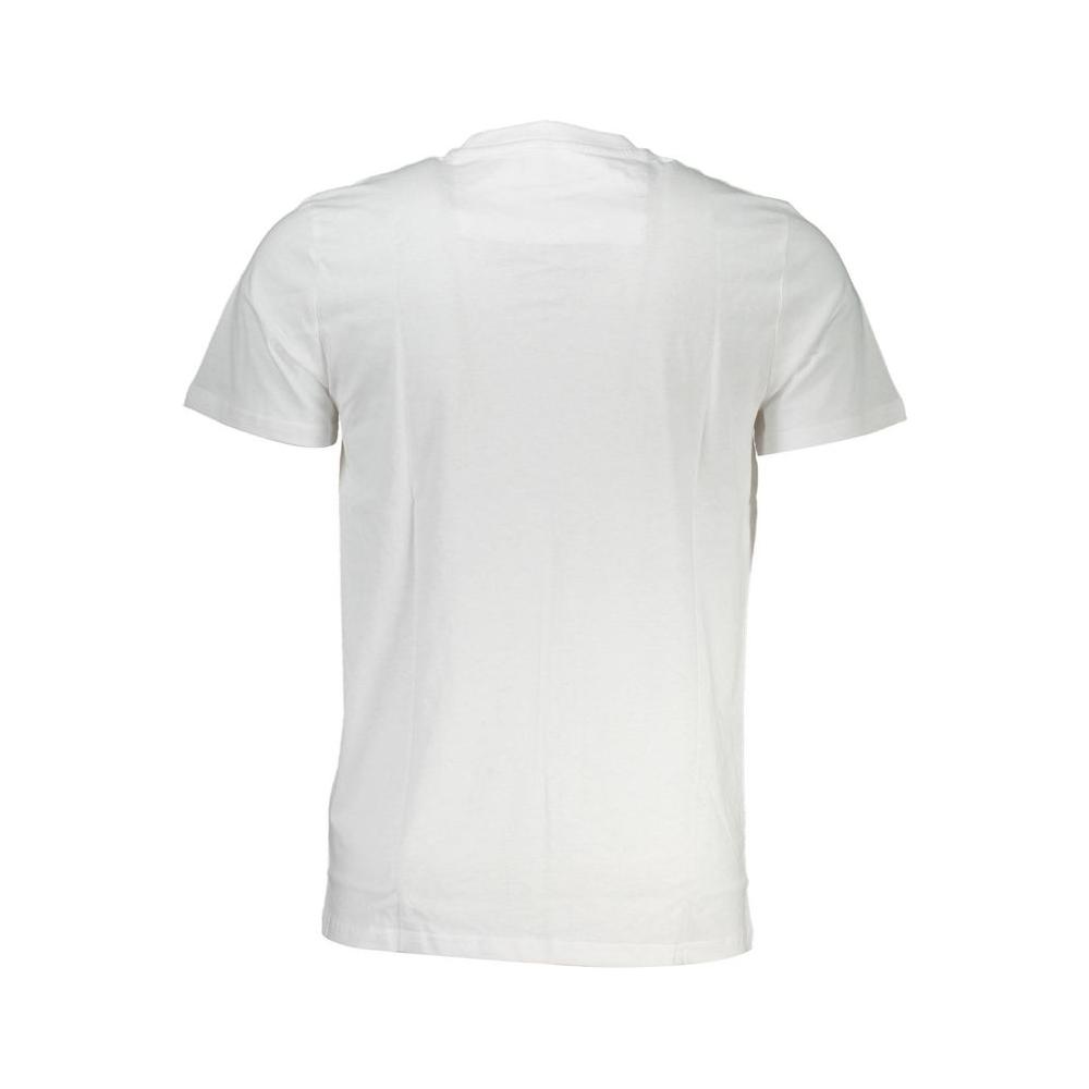 Cavalli Class White Cotton T-Shirt