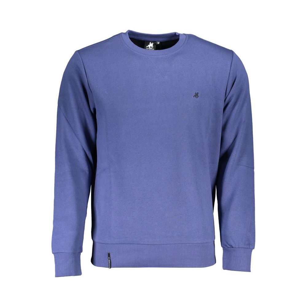 U.S. Grand Polo Blue Cotton Sweater U.S. Grand Polo