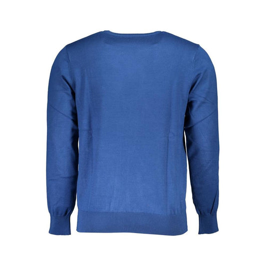 U.S. Grand Polo Blue Nylon Sweater U.S. Grand Polo