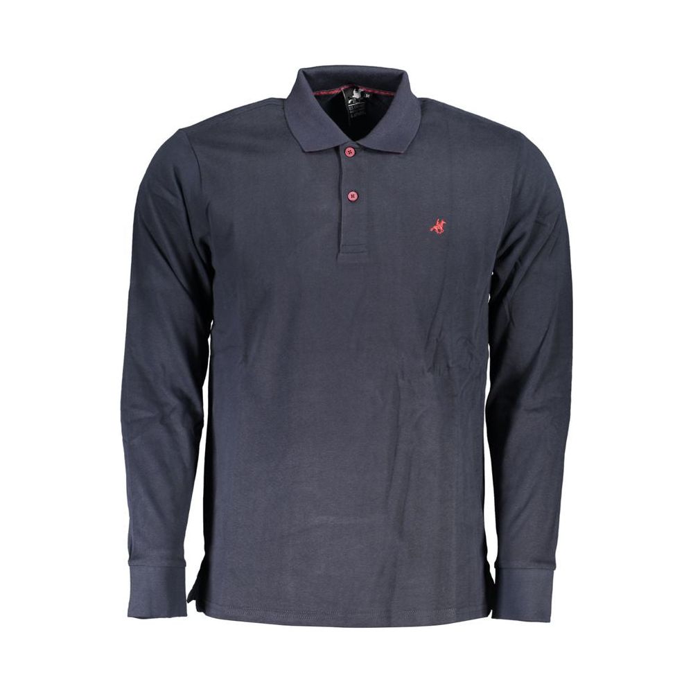 U.S. Grand Polo Blue Cotton Polo Shirt U.S. Grand Polo