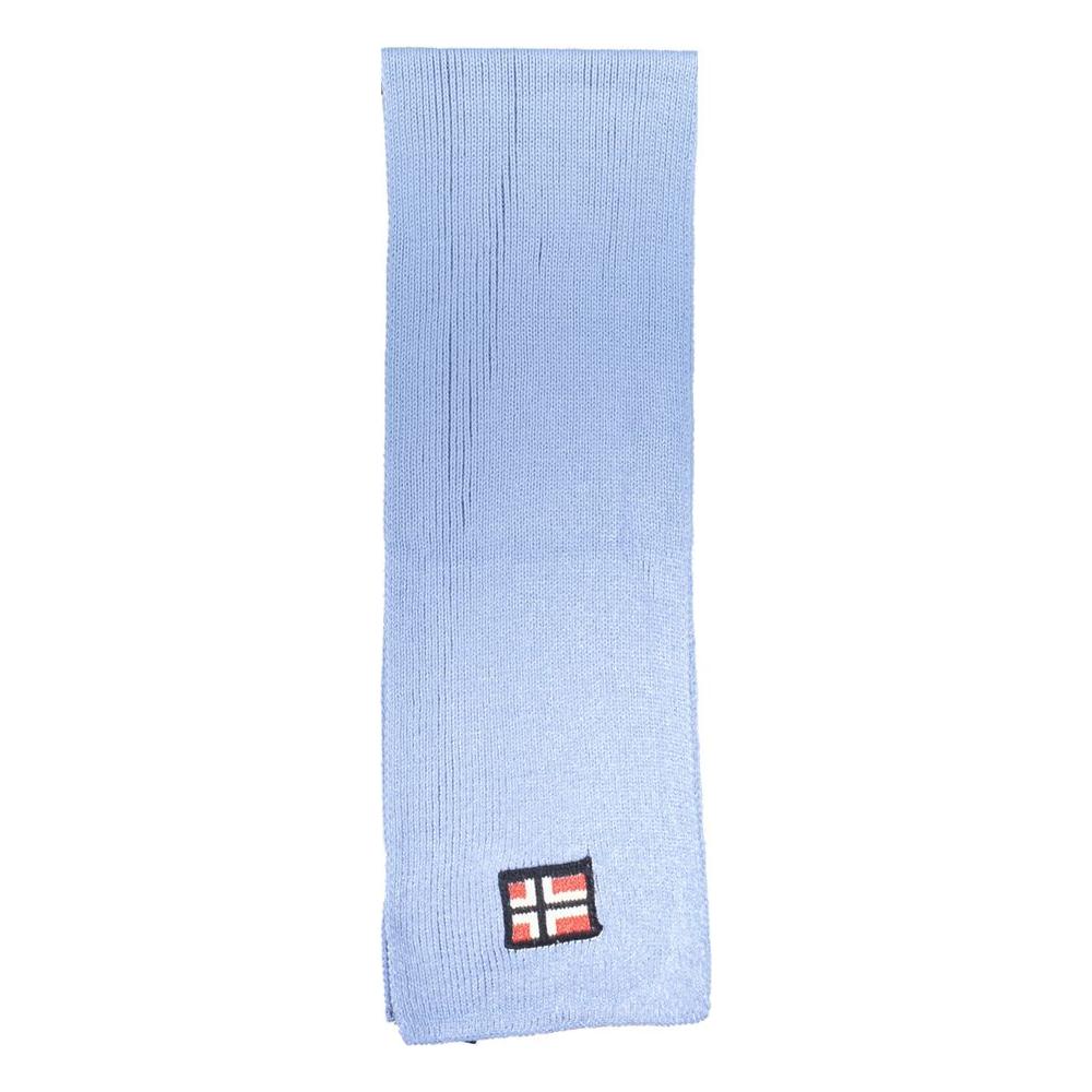 Norway 1963 Light Blue Acrylic Scarf Norway 1963