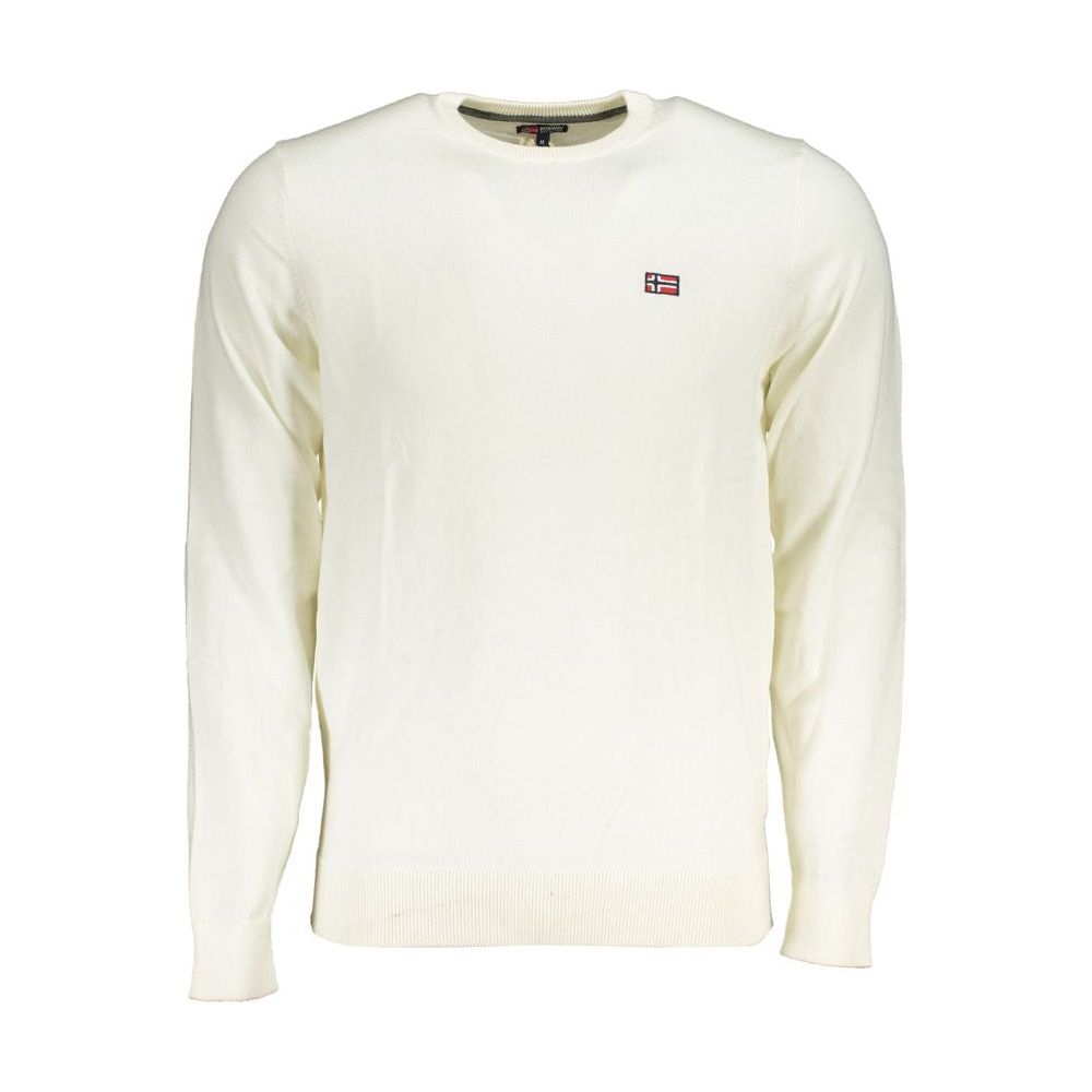 Norway 1963 White Fabric Sweater Norway 1963