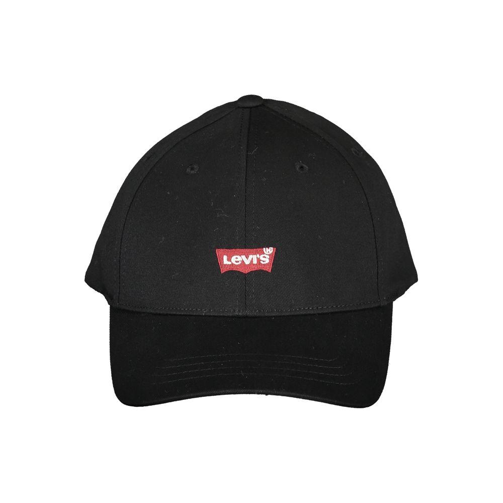 Levi's Black Cotton Hats & Cap Levi's