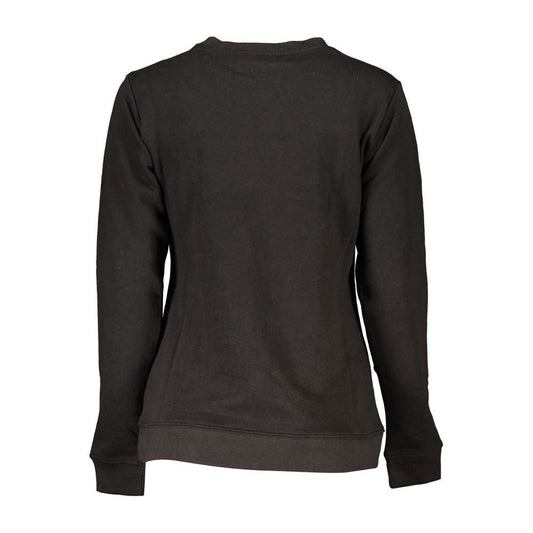 Cavalli Class Black Cotton Sweater Cavalli Class