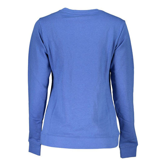 Cavalli Class Blue Cotton Sweater Cavalli Class