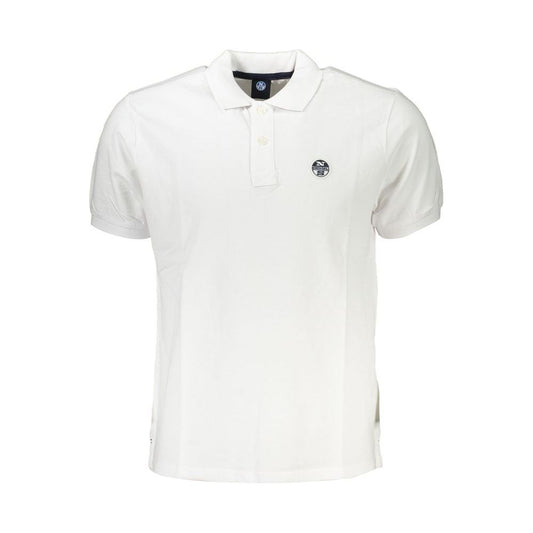 North Sails White Cotton Polo Shirt