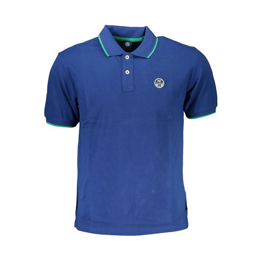 North Sails Blue Cotton Polo Shirt North Sails