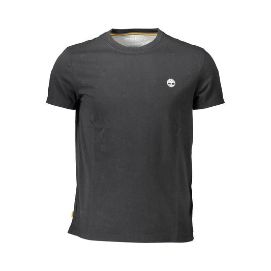 Timberland Black Cotton T-Shirt