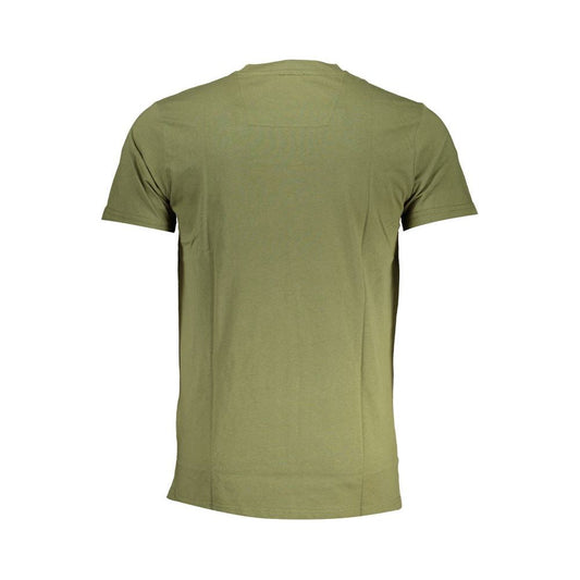 Cavalli Class Green Cotton T-Shirt Cavalli Class