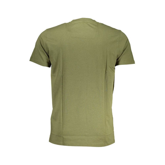 Cavalli Class Green Cotton T-Shirt Cavalli Class