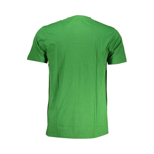 Cavalli Class Green Cotton T-Shirt Cavalli Class