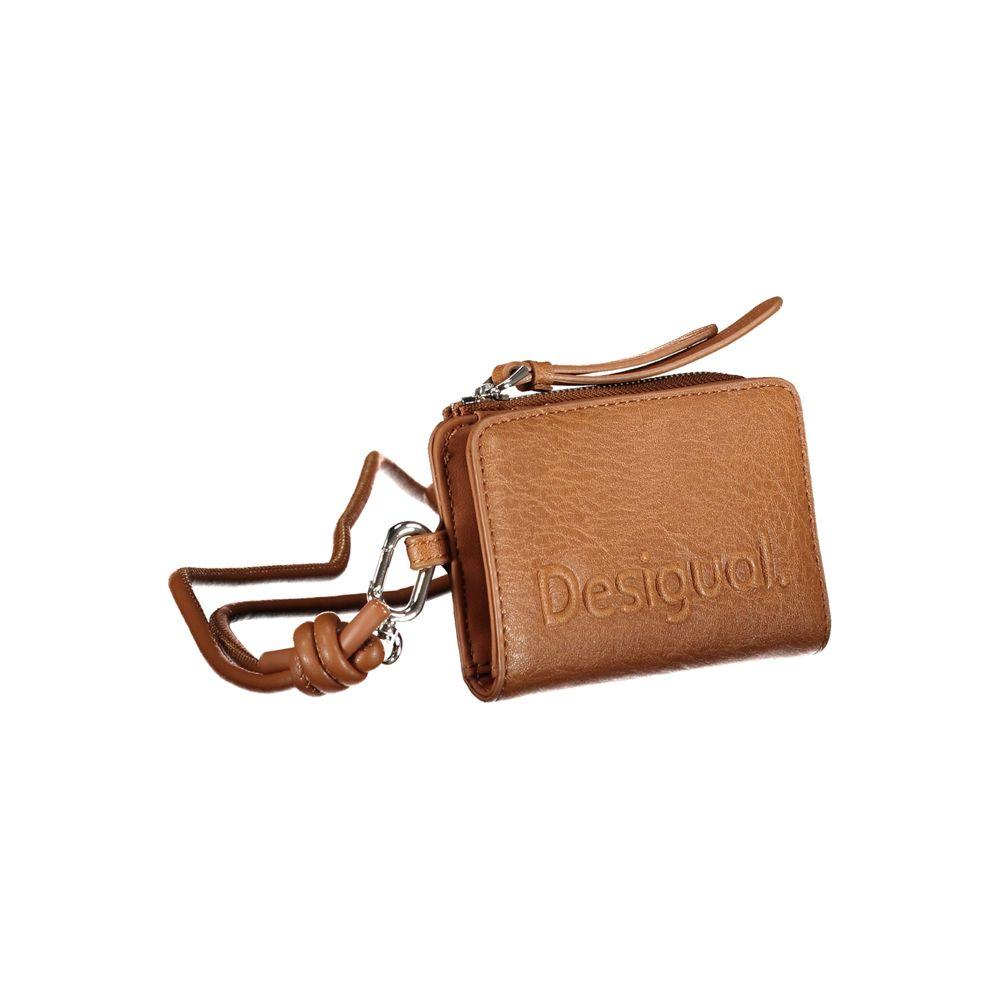 Desigual Brown Polyethylene Wallet Desigual